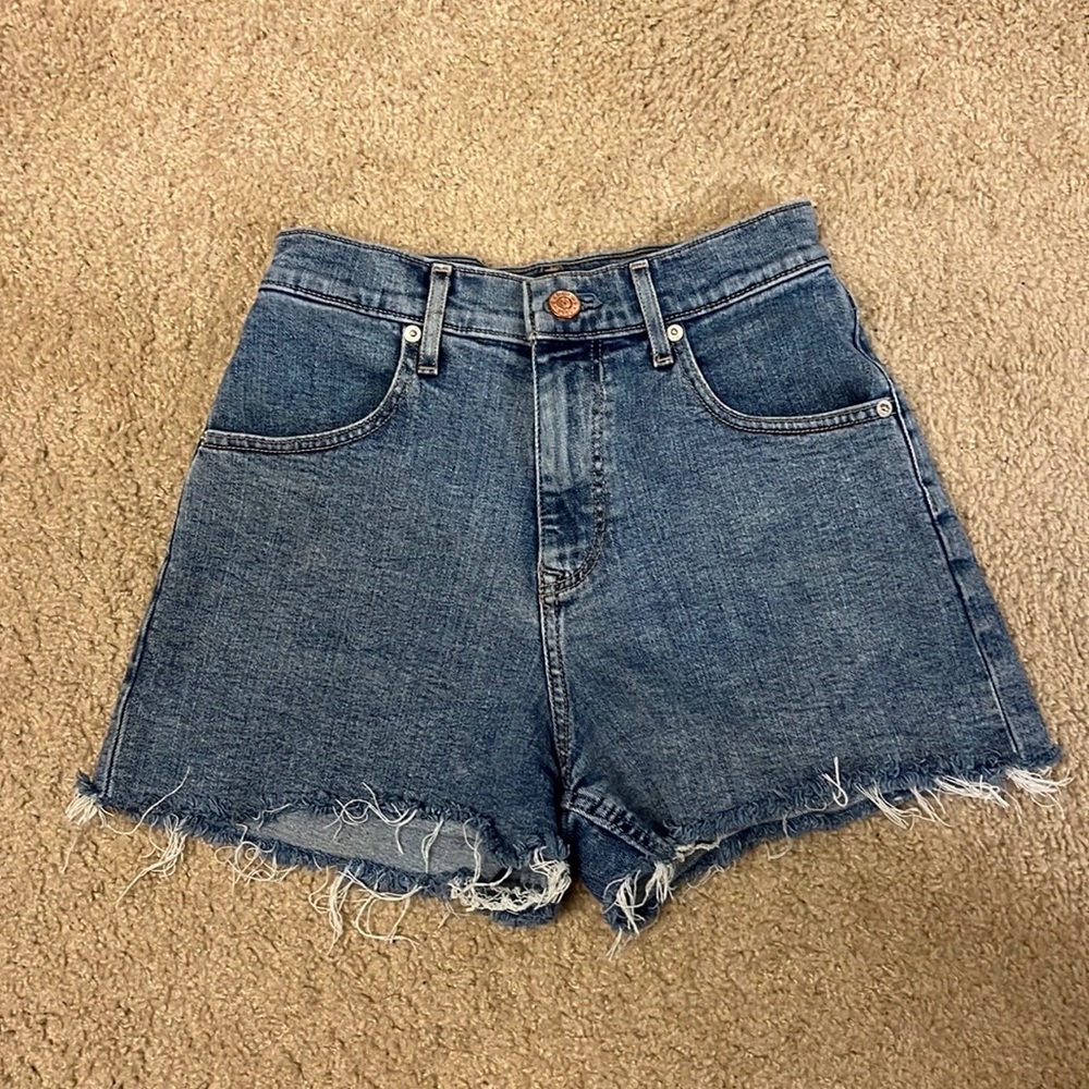 Size 2 Express “Mom Jean” High Waisted Shorts